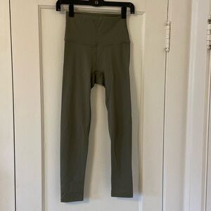 New (no tags) LULULEMON high rise leggings in olive
